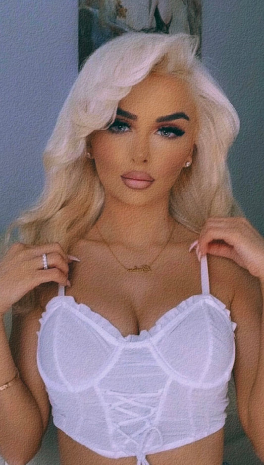 Barbie White Top S