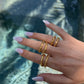 Double Band Gold Ring